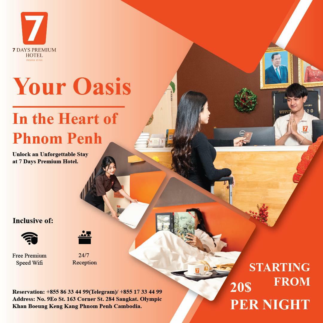 7 Days Premium Hotel Phnom Penh!